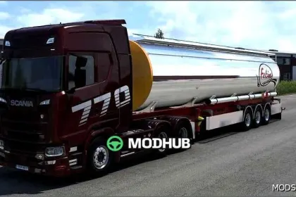 Мод причепа Menci Cistern Fuel V1.1 – стильний та функціональний