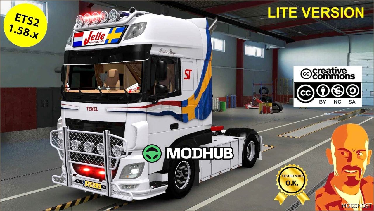 DAF XF Moulin Rouge - Вражаючий та стильний 1.58 ETS2 Мод