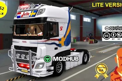 DAF XF Moulin Rouge - Stunning and Stylish 1.58 ETS2 Mod