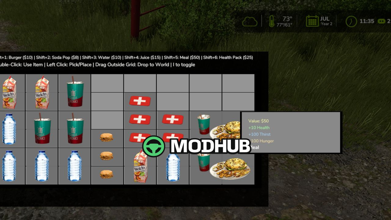 Мод на Ігровий геймплей Life Mod V1.0.0.0 для Фермер Симулятор 25