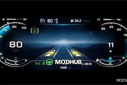 Iveco S WAY Improved Dashboard 1.58 - sleek and functional