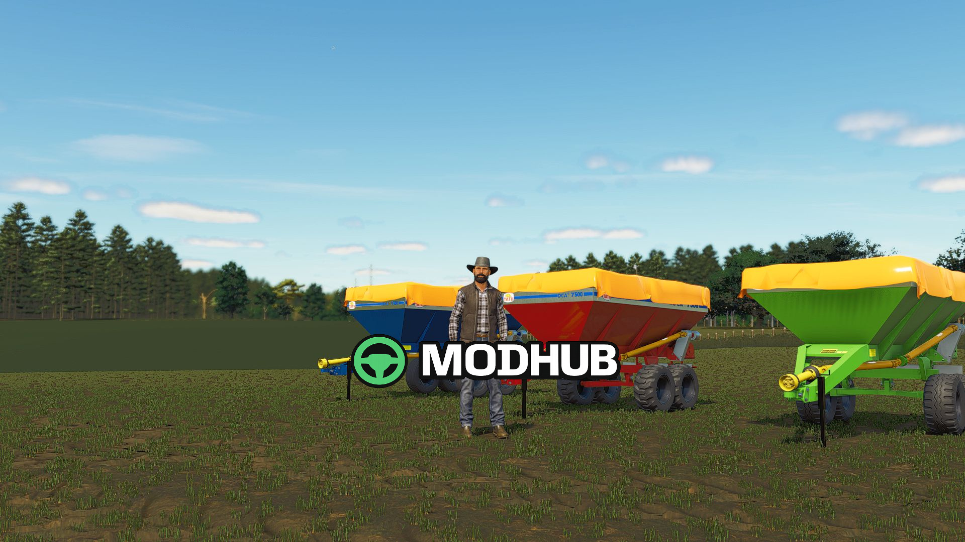 Mod na Rozsiewacze nawozów Tatu Marchesan DCA 5500 DCA 7500 V2210 dla Farming Simulator 25