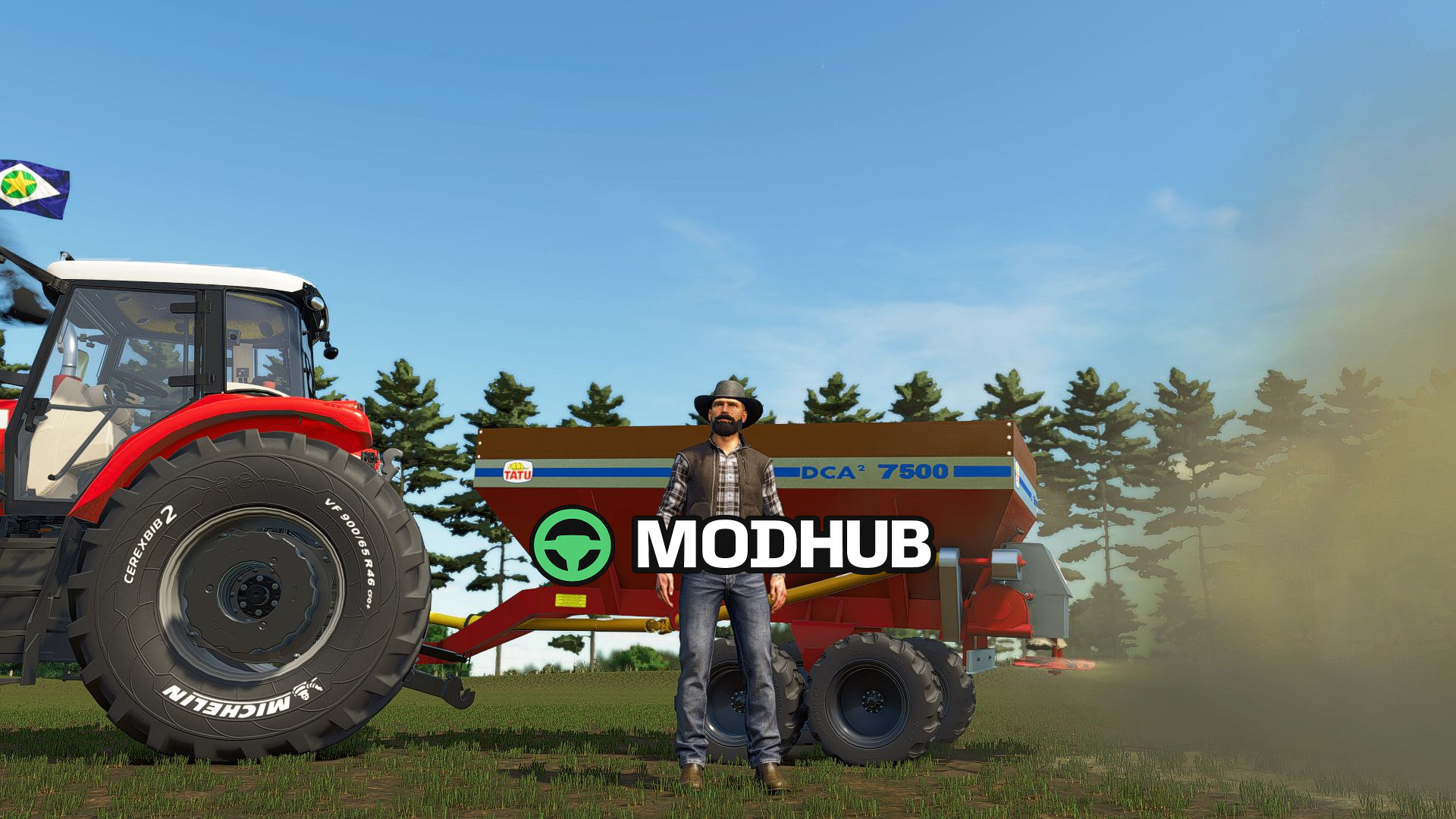 Mod na Rozsiewacze nawozów Tatu Marchesan DCA 5500 DCA 7500 V2210 dla Farming Simulator 25
