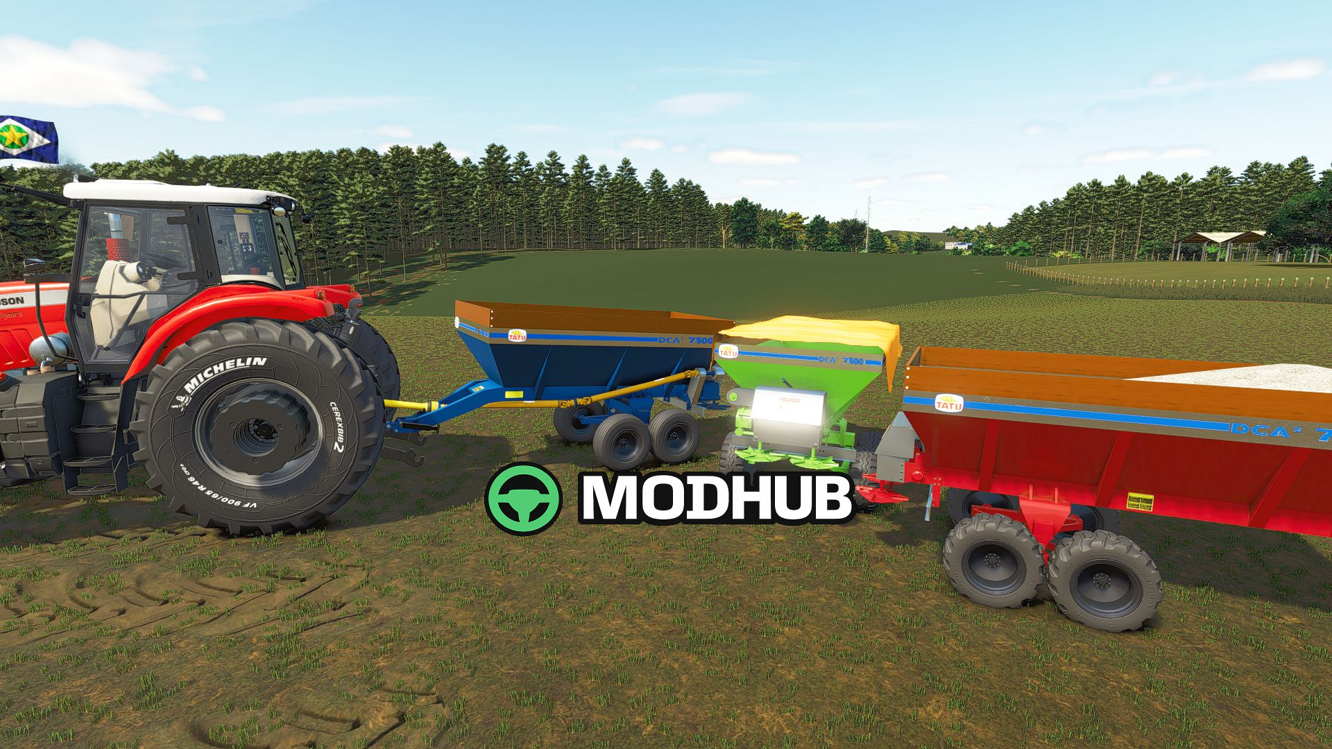 Mod na Rozsiewacze nawozów Tatu Marchesan DCA 5500 DCA 7500 V2210 dla Farming Simulator 25