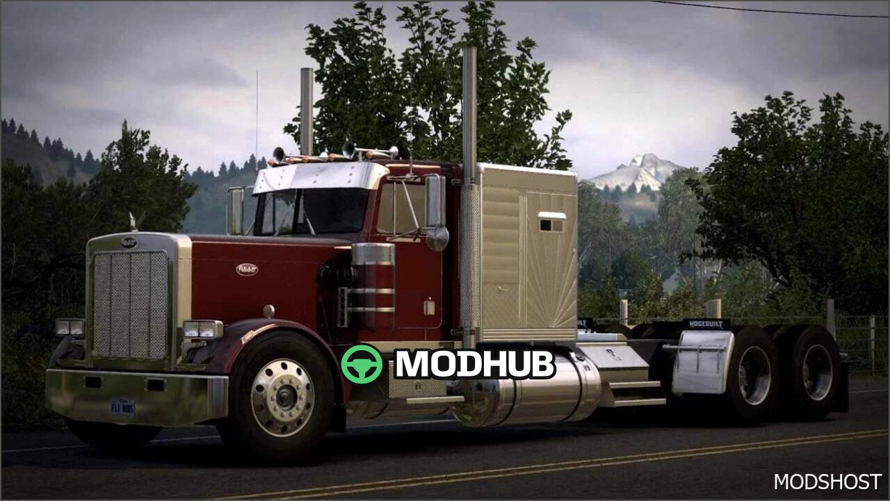 Потужний Peterbilt 359 FLX 1.58 для American Truck Simulator
