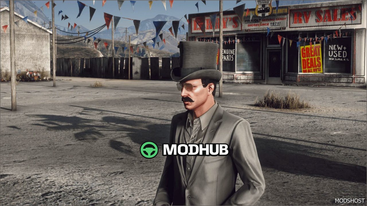 Салунний капелюх TOP HAT MP для чоловіків - стильний мод