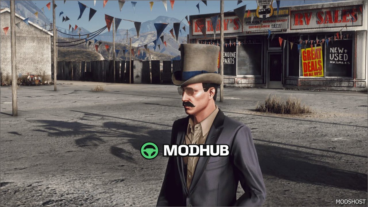 Салунний капелюх TOP HAT MP для чоловіків - стильний мод