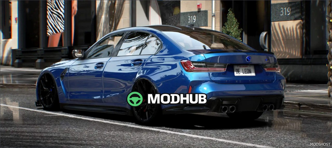 BMW M3 Темно-Синя Бейдж Версія - Спортивний Автомобіль