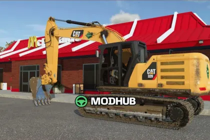 CAT 320 / 323 Next GEN FS22 Wózek Widłowy Mod