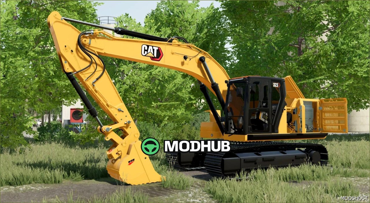 CAT 320 / 323 Next GEN FS22 Forklift Mod