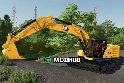 CAT 320 / 323 Next GEN FS22 Forklift Mod — 3