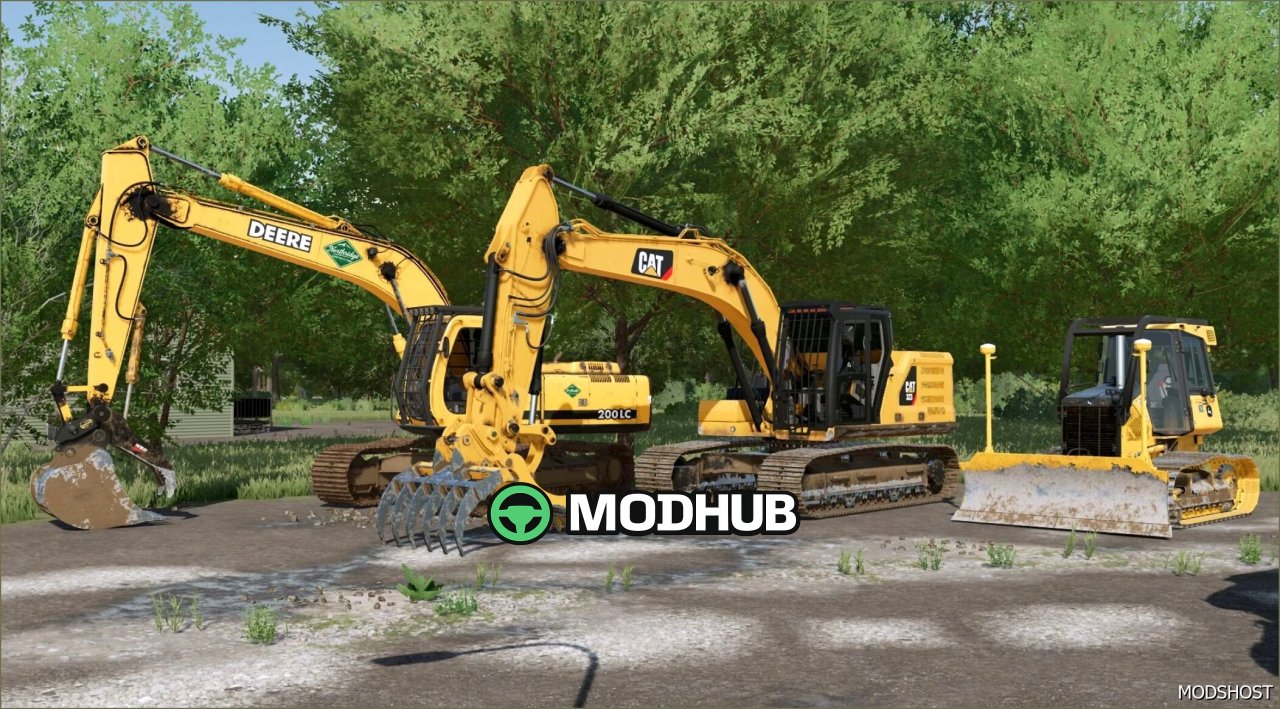 CAT 320 / 323 Next GEN FS22 Forklift Mod