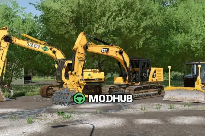 CAT 320 / 323 Next GEN FS22 Forklift Mod — 4