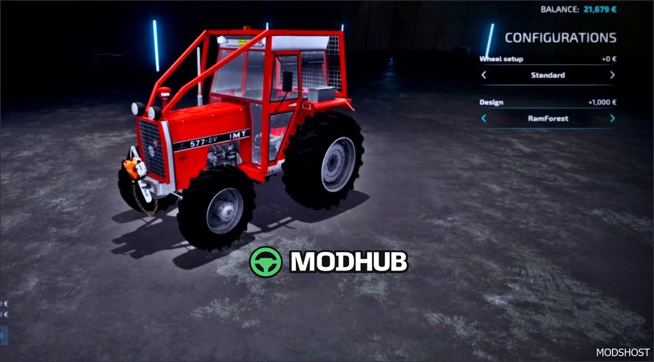 IMT 577 Лісовий Трактор для Farming Simulator 22 - Потужний та Функціональний