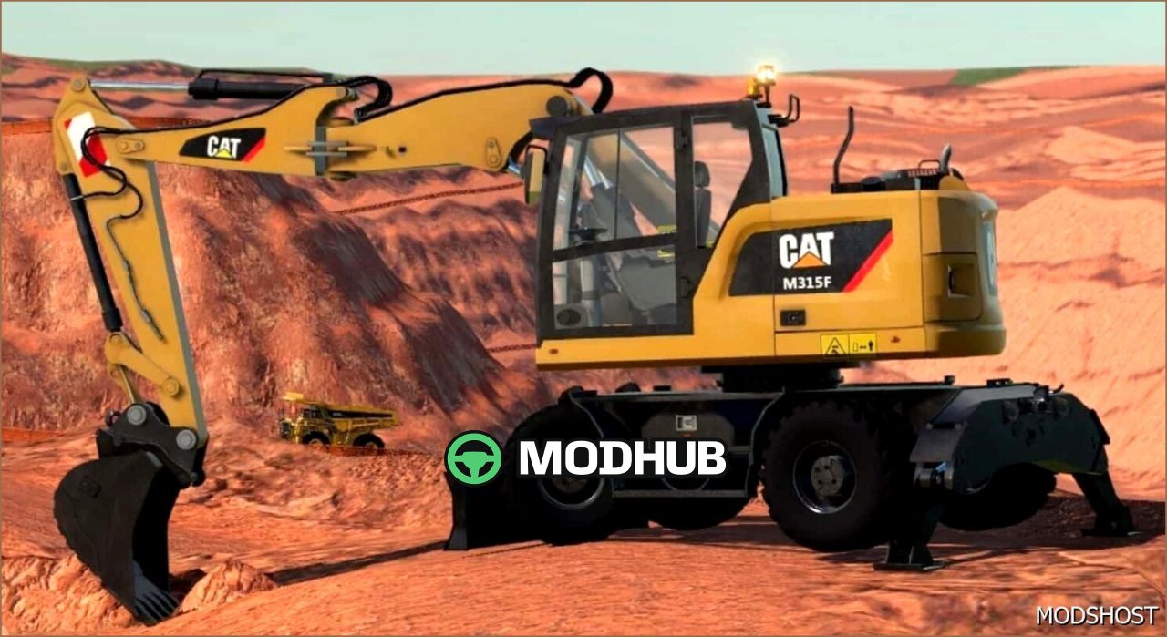 Imponujący mod wózka widłowego Caterpillar M315F FS22