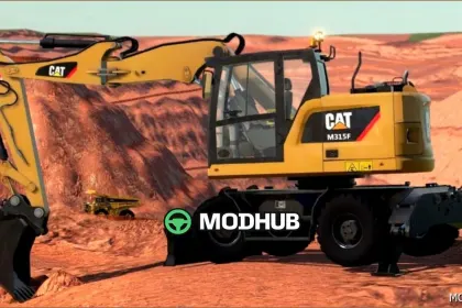 Вражаючий Caterpillar M315F FS22 Мод Вантажного Підйомника