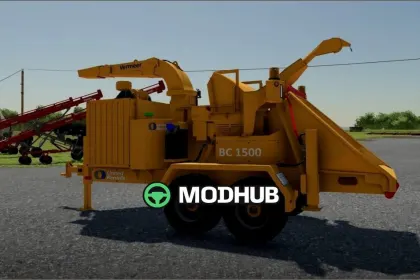 United Rental Vermeer BC 1500 Chipper - Powerful and Stylish