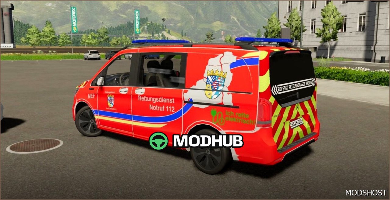 Stylish Electric Mercedes Benz EQV 300 2020 Vehicle Mod