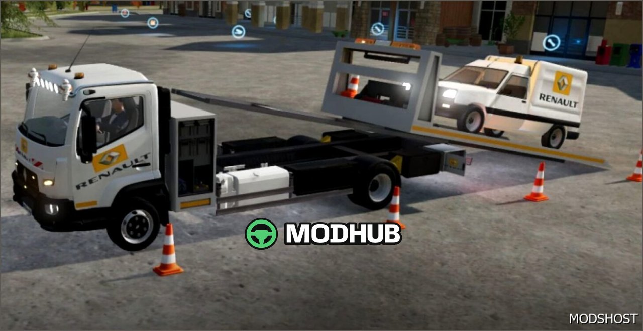 Renault D75 Deprenault - leistungsstarker Lkw für Farming Simulator 22