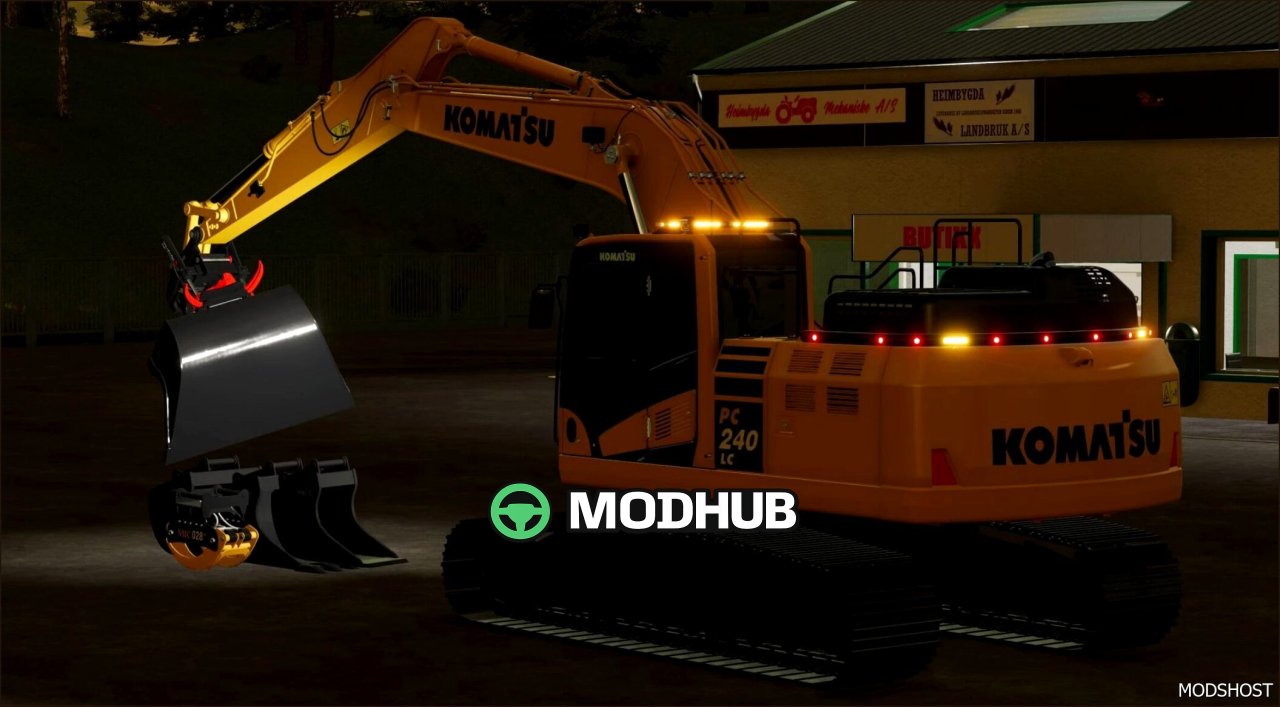 Komatsu PC240LC Edit: Potężny i funkcjonalny mod