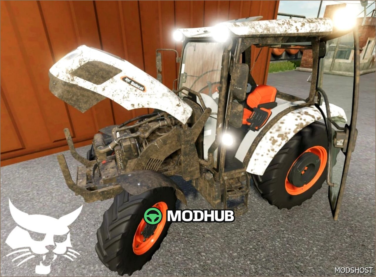 Powerful Bobcat UT6573 FL Tractor Mod for Farming Simulator 22