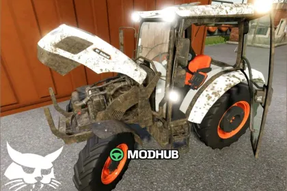 Mocny traktor Bobcat UT6573 FL do Farming Simulator 22