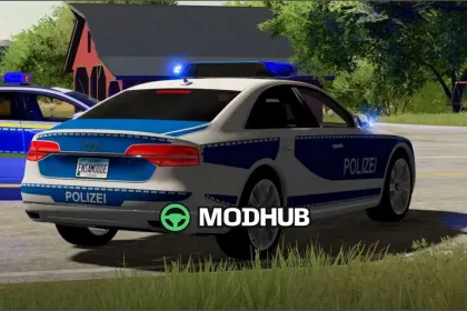 Audi A8 D4 2015 Police Support Vehicle V1.0.0.1 - Sleek and Modern