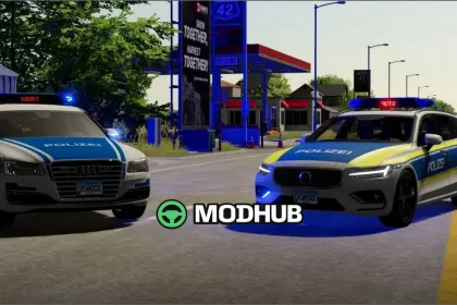 Audi A8 D4 2015 Поліцейський Автомобіль V1.0.0.1 - Елегантний та Сучасний