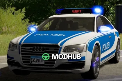 Audi A8 D4 2015 Поліцейський Автомобіль V1.0.0.1 - Елегантний та Сучасний — 3