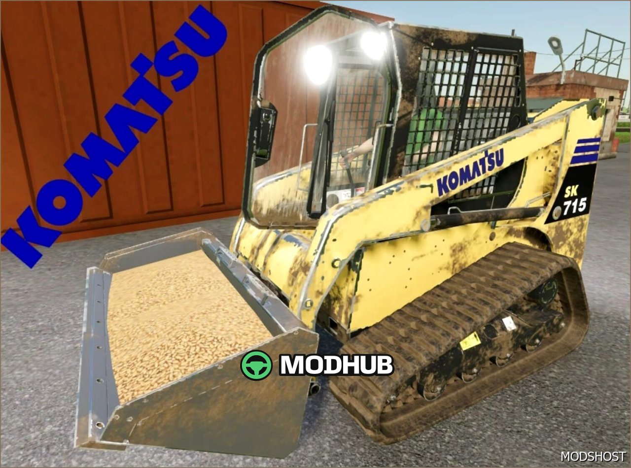 Komatsu SK715 8 V1.1 - Потужний та функціональний навантажувач
