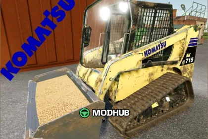 Komatsu SK715 8 V1.1 - Potężny i funkcjonalny wózek widłowy