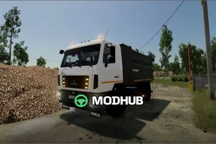 МАЗ 555026 V1.1 - Потужний вантажівка для Farming Simulator 22