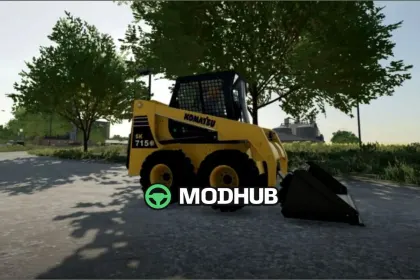 Вражаючий Komatsu SK715 8: Мод навантажувача FS22