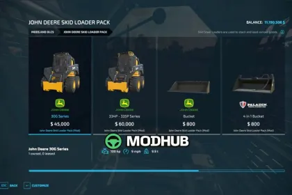 Виправлений пак John Deere Skid Steer FS22 - надійний та ефективний