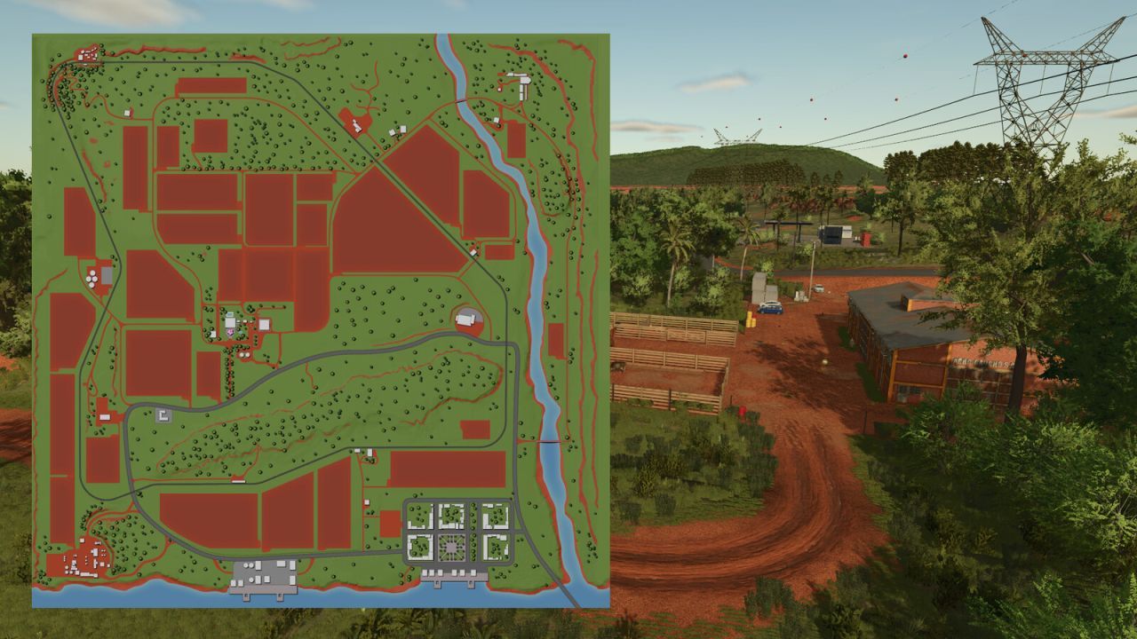 Легендарна Карта Estancia Lapacho для Farming Simulator 25