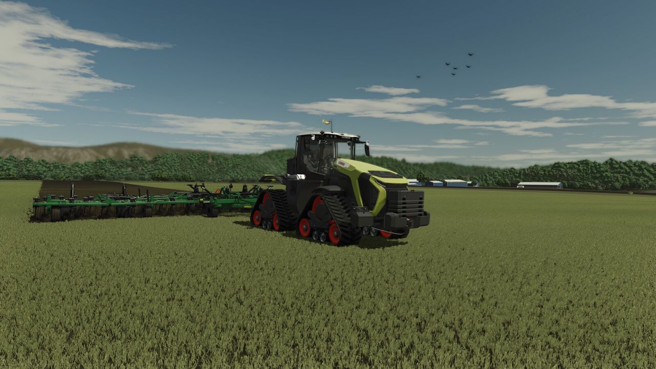 Ефективний Трактор CLAAS Xerion 12 CMATIC для Виробничих Ферм