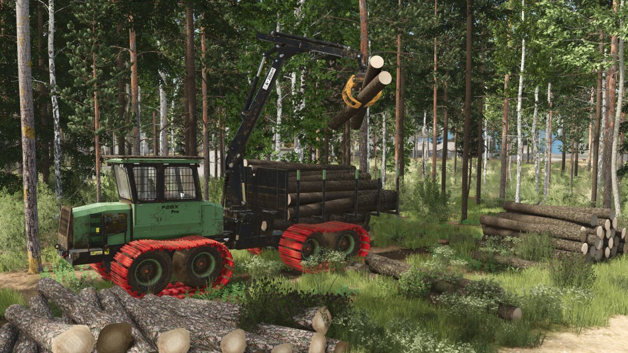 Ефективний Лісовоз Lizard F28X для Farming Simulator 25