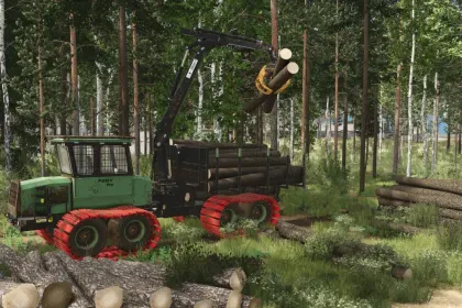 Ефективний Лісовоз Lizard F28X для Farming Simulator 25