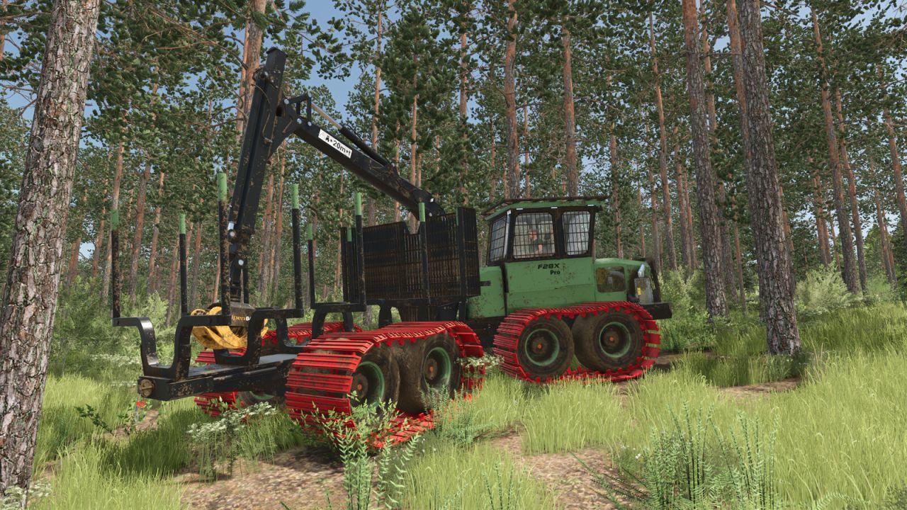 Ефективний Лісовоз Lizard F28X для Farming Simulator 25