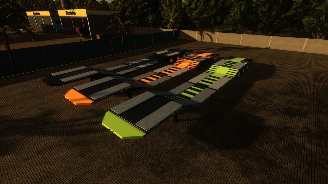 Efficient Trailer LT 6000 for Transporting Heavy Loads in Farming Simulator 25