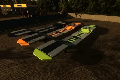 Efficient Trailer LT 6000 for Transporting Heavy Loads in Farming Simulator 25