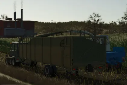 Ефективний Причіп HTS 50.04-2 для Вантаження Великих Обсягів у Farming Simulator 25 — 2