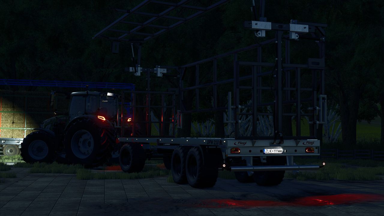 Effizienter Anhänger Fliegl DPW210 für Farming Simulator 25
