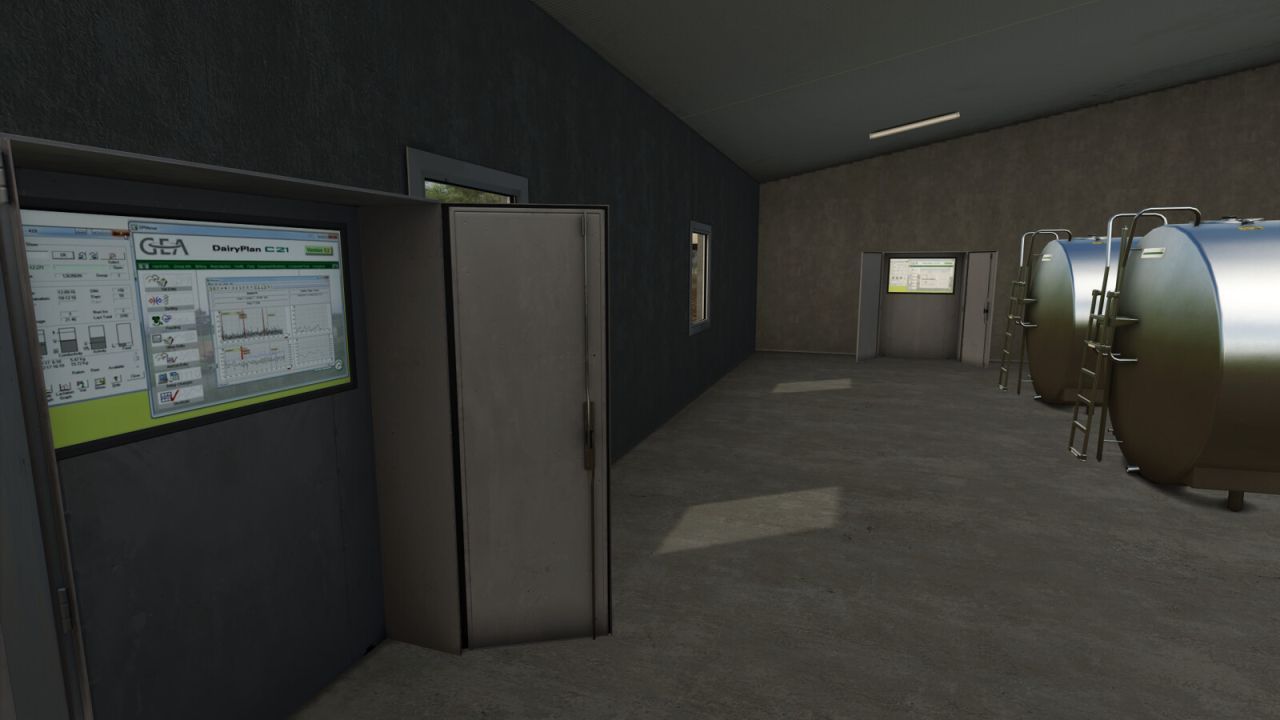 Effizienter GEA Rinderstall für Farming Simulator 25