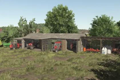 Efficient Building with Sarcophagus for Farming Simulator 25 — 2