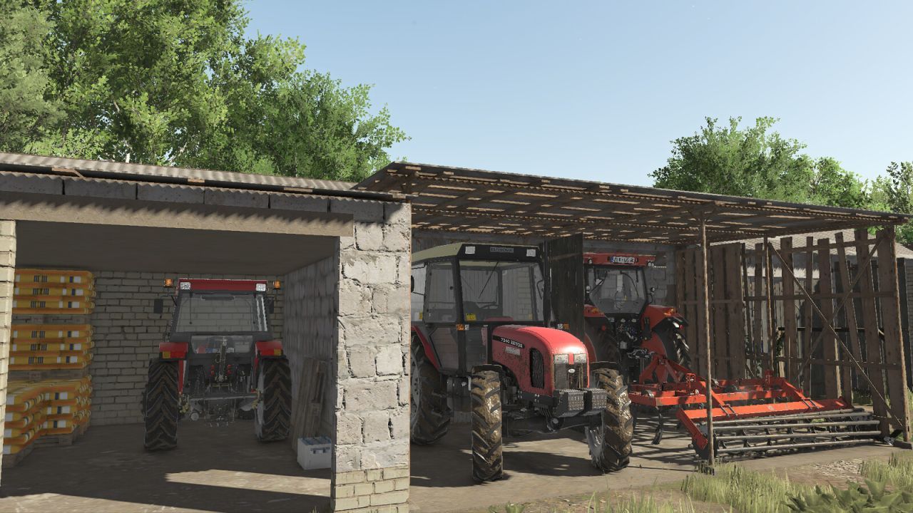 Effektives Gebäude mit Sarkophag für Farming Simulator 25