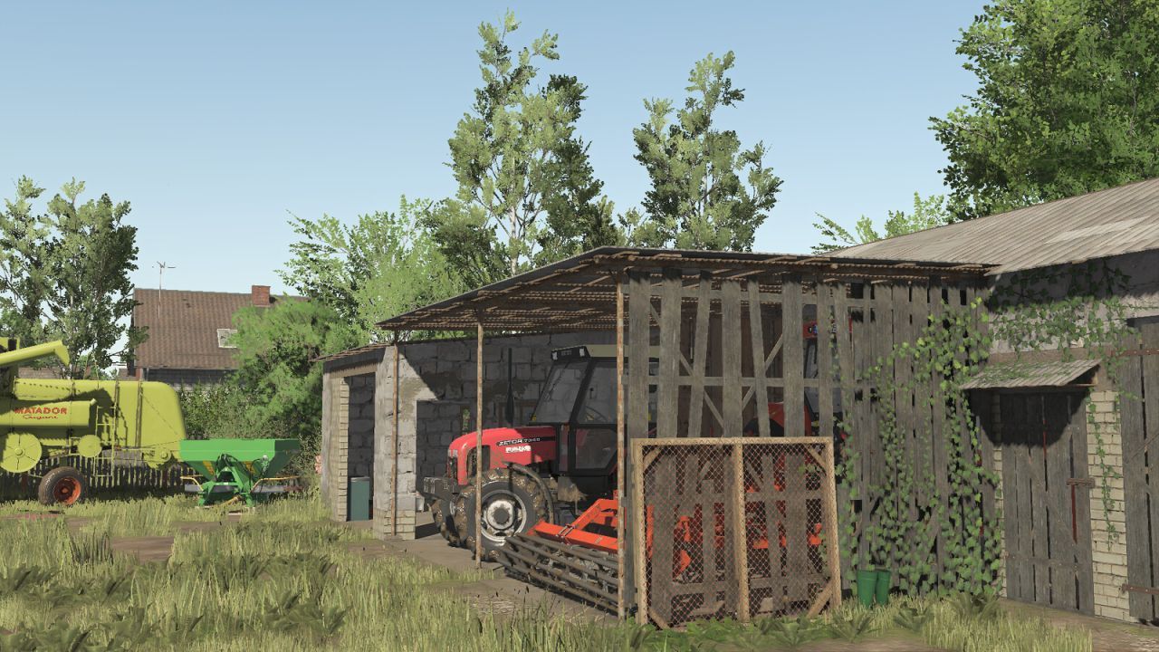 Effektives Gebäude mit Sarkophag für Farming Simulator 25