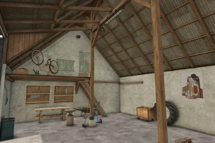 Efficient Mod for Huge Garage for Farming Simulator 25 — 2