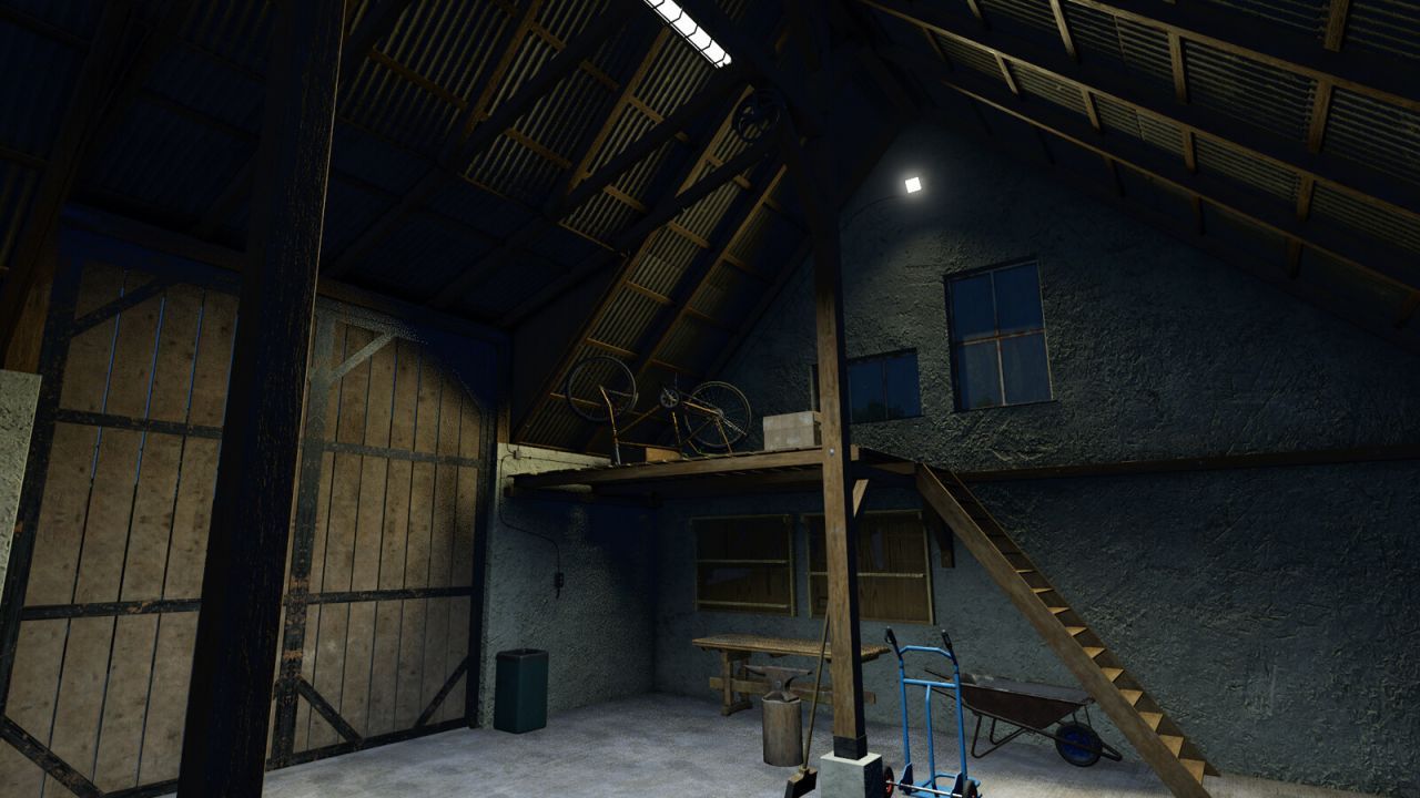 Ефективний Мод на Величезний Гараж для Farming Simulator 25