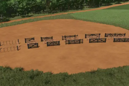 Ефектний Мод на Дерев'яні Забори Farm Fences Pack Br для Вашої Ферми — 2
